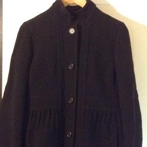 Women's J.Crew Double Cloth Wool Coat